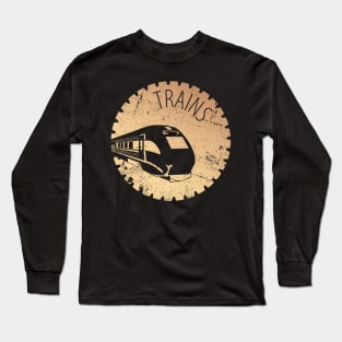 Train Driver Trains Railway Long Sleeve T-Shirt